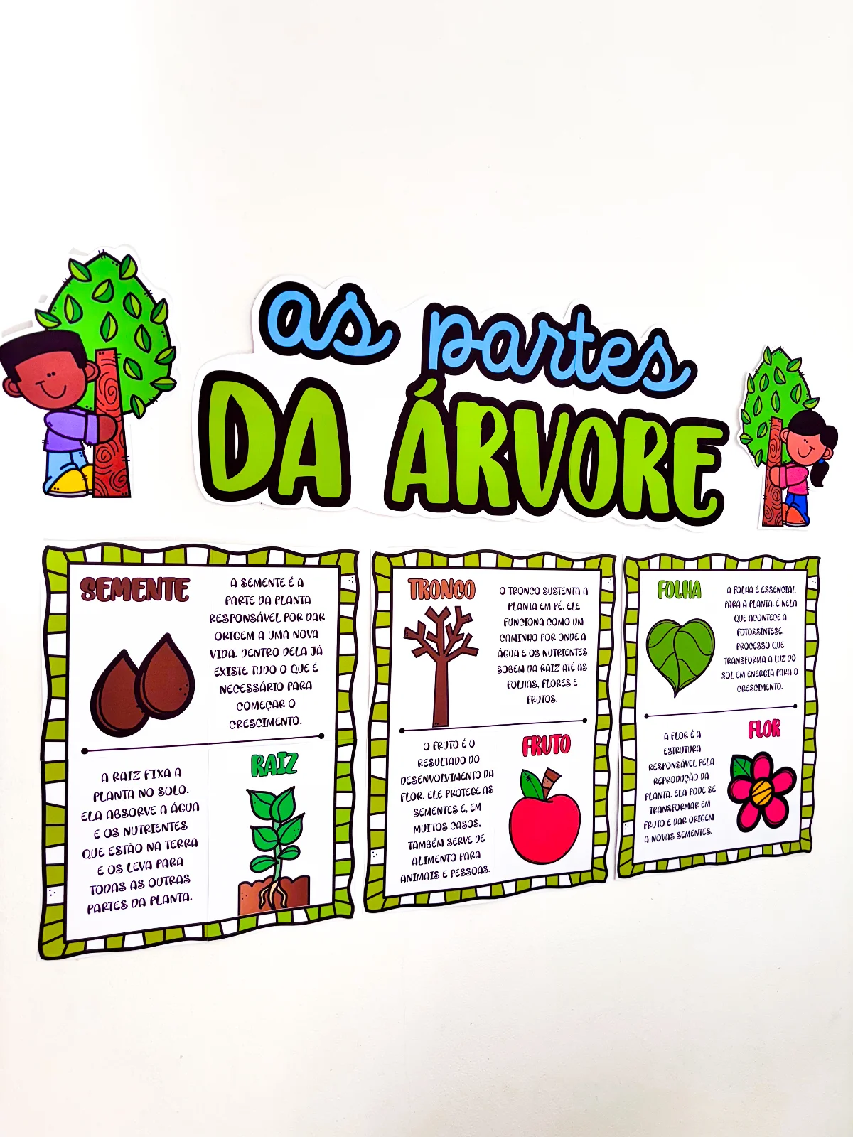 As partes da Árvore – Material Pedagógico — Ciências para Educação Infantil: Apresente as partes da árvore de forma clara e…
