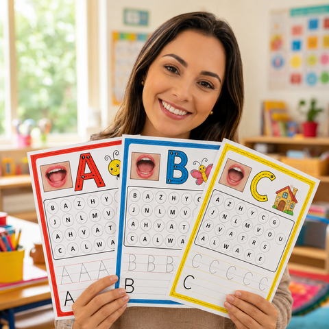Atividade. 1º ano fichas Fonéticas – Letra e Som | Educação Infantil | — capa do material