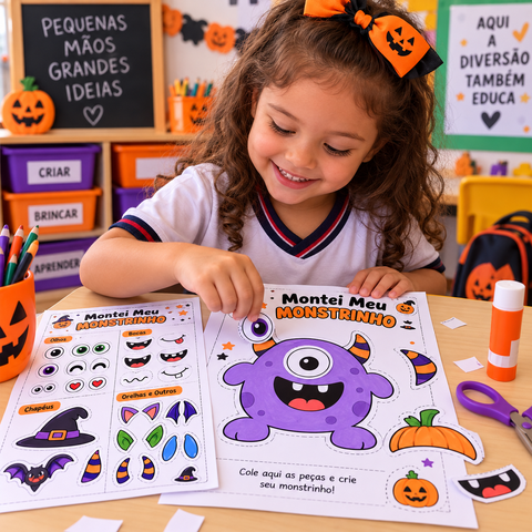 atividade 1º ano Missão Abóbora – Livro de Atividades de Halloween — capa do material