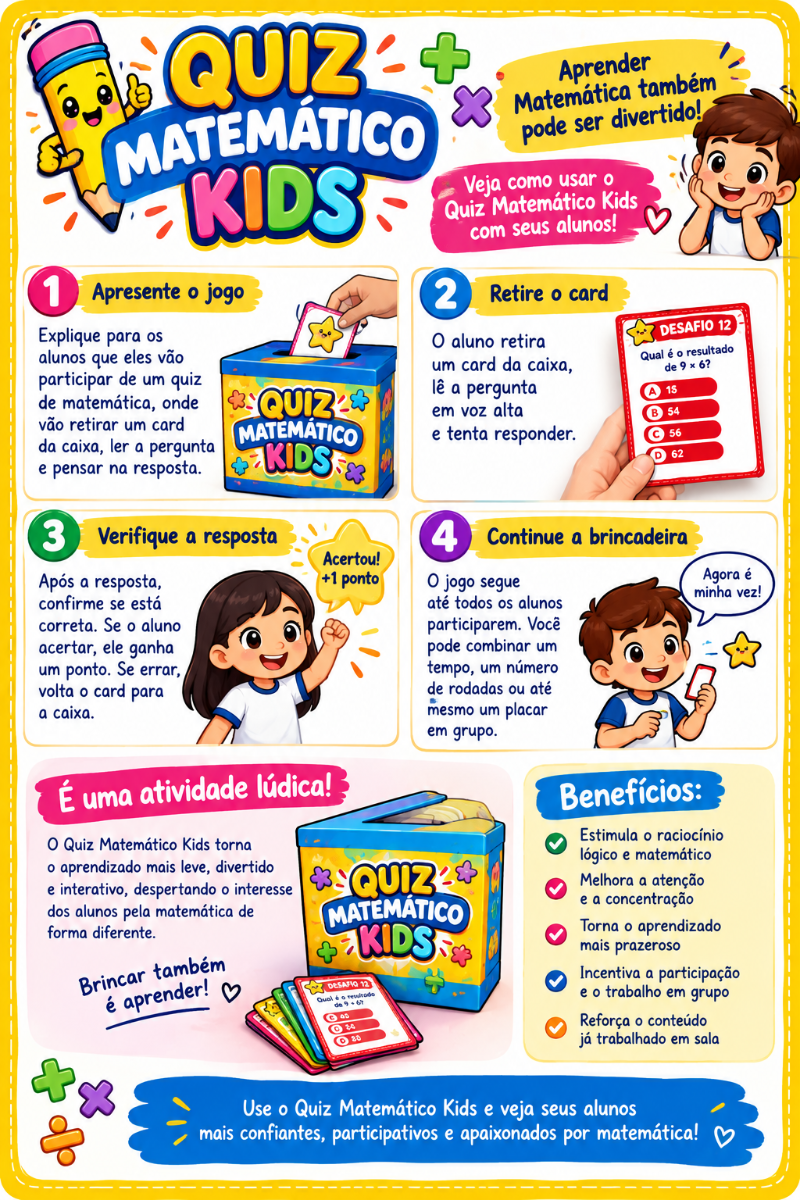 Atividade 1º ano QUIZ MATEMÁTICO KIDS | Jogo Lúdico de Matemática — amostra 3: QUIZ MATEMÁTICO KIDS | Jogo Lúdico de…