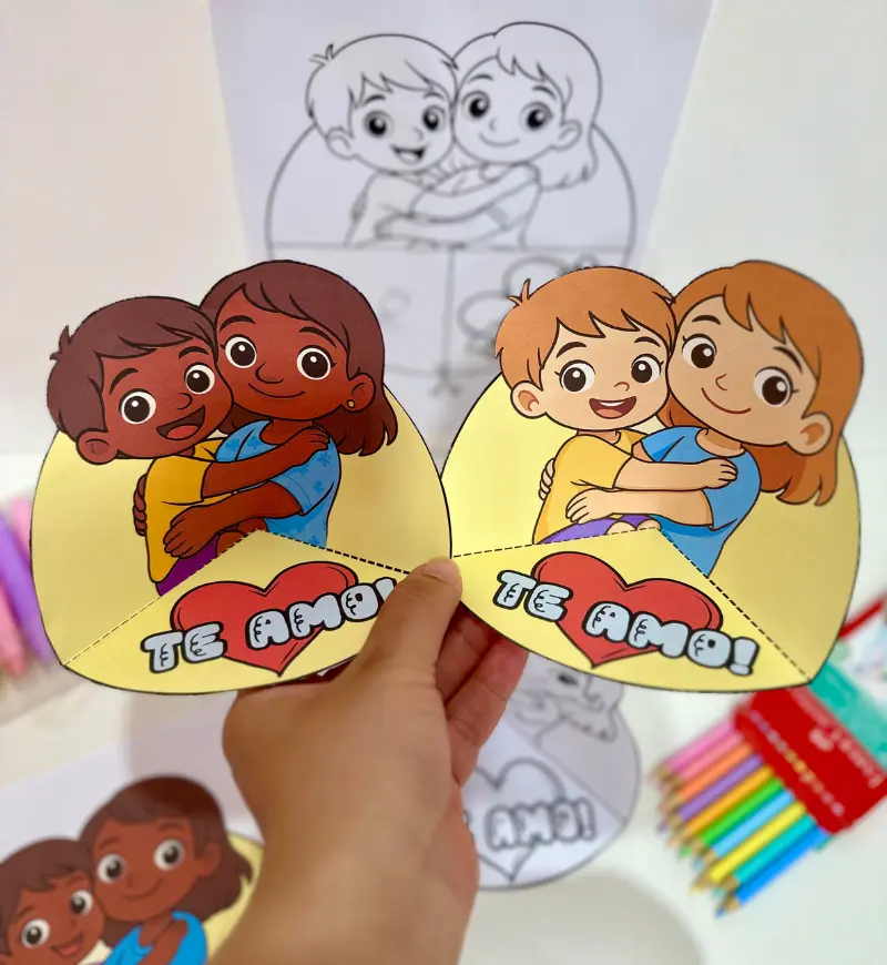 Atividade 3D Dia das Mães: PDF para Educação Infantil — capa do material