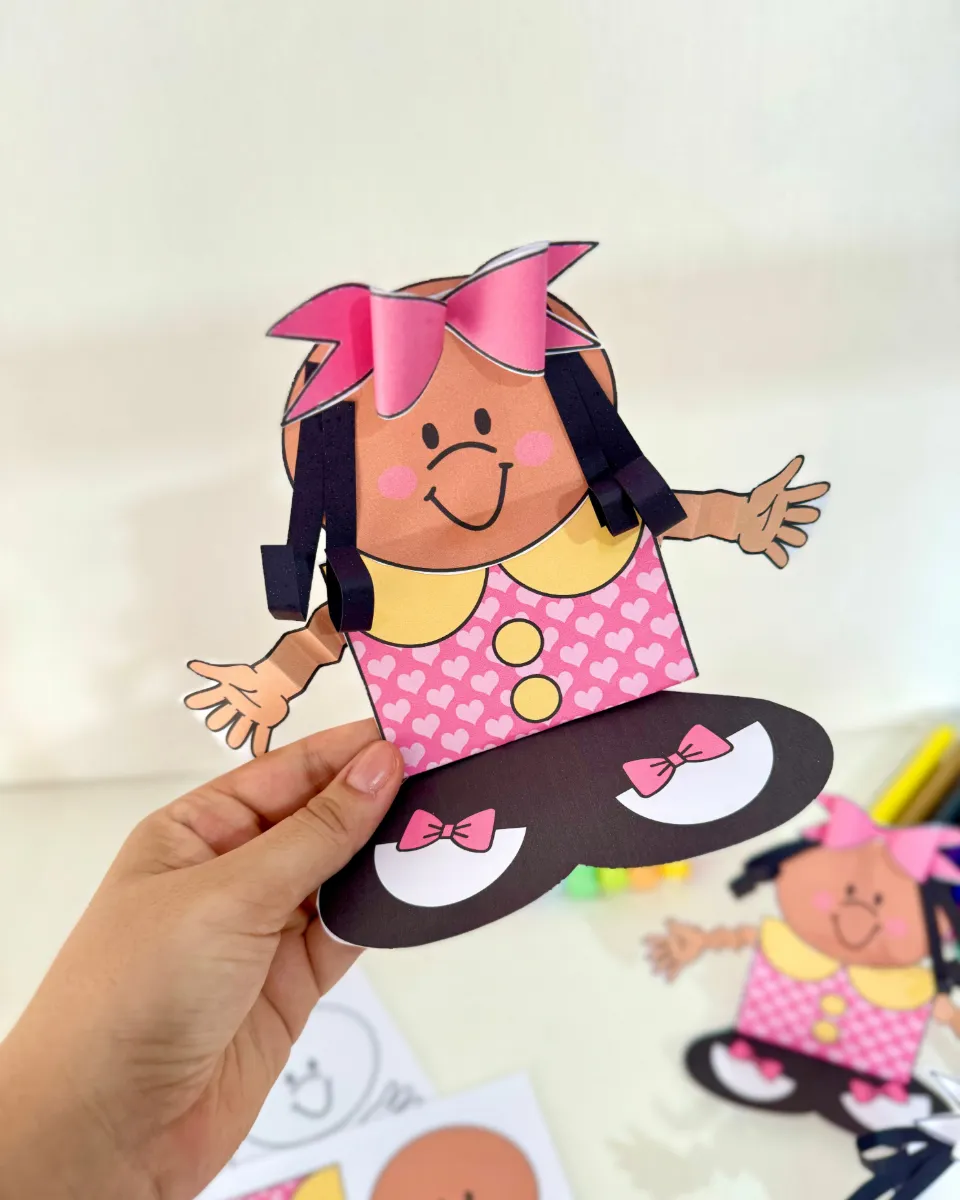 Atividade 3D Menina Bonita do Laço de Fita – Consciência Negra — amostra 4: Atividade 3D Menina Bonita do Laço de Fita, em…