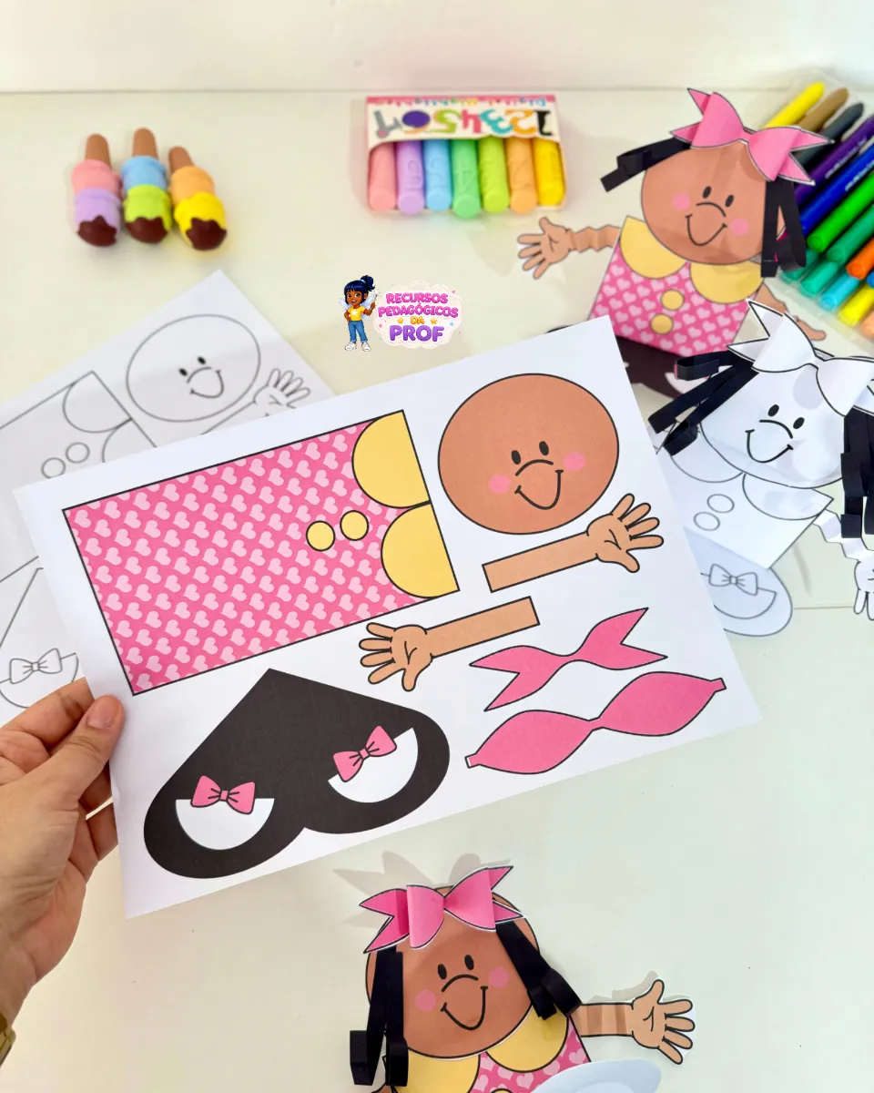 Atividade 3D Menina Bonita do Laço de Fita — amostra 5: Recurso encantador para trabalhar o tema Consciência Negra com…