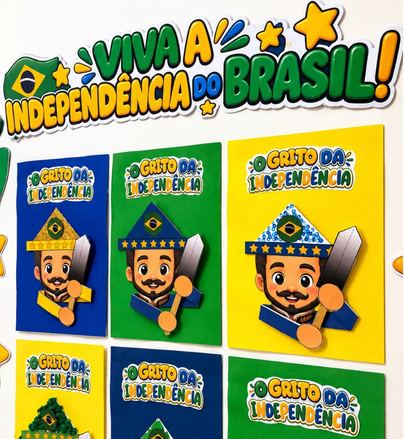 Atividade 7 de Setembro: O Grito da Independência para Imprimir — amostra 3: Como usar em sala de aula