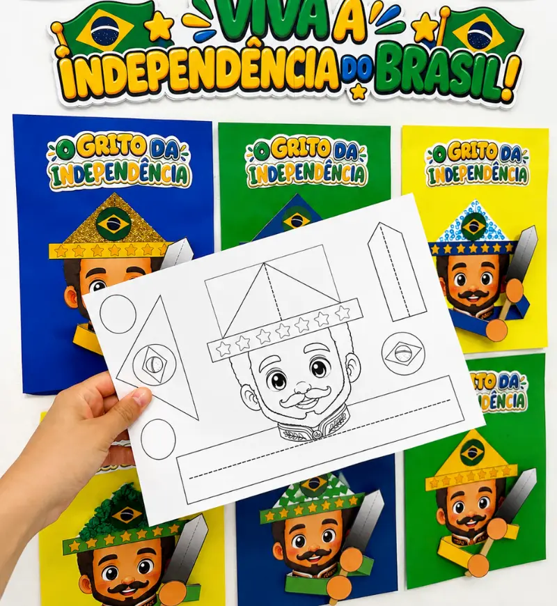 Atividade 7 de Setembro: O Grito da Independência para Imprimir — amostra 4: Para quem é indicado e o que pode desenvolver