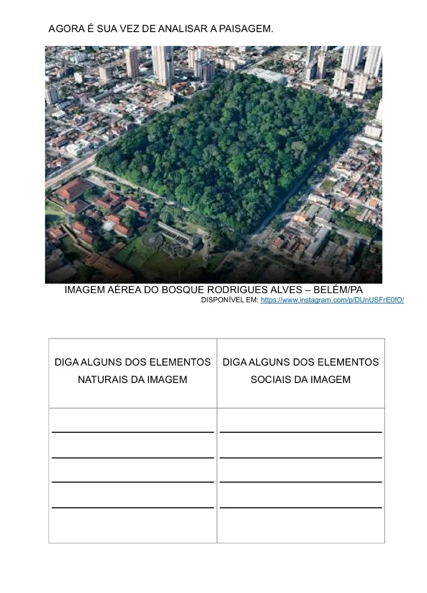 ATIVIDADE ADAPTADA DE GEOGRAFIA: PAISAGEM E ESPAÇO VIVIDO — amostra 3: Recomposição na Prática: conteúdo escolar com uma…