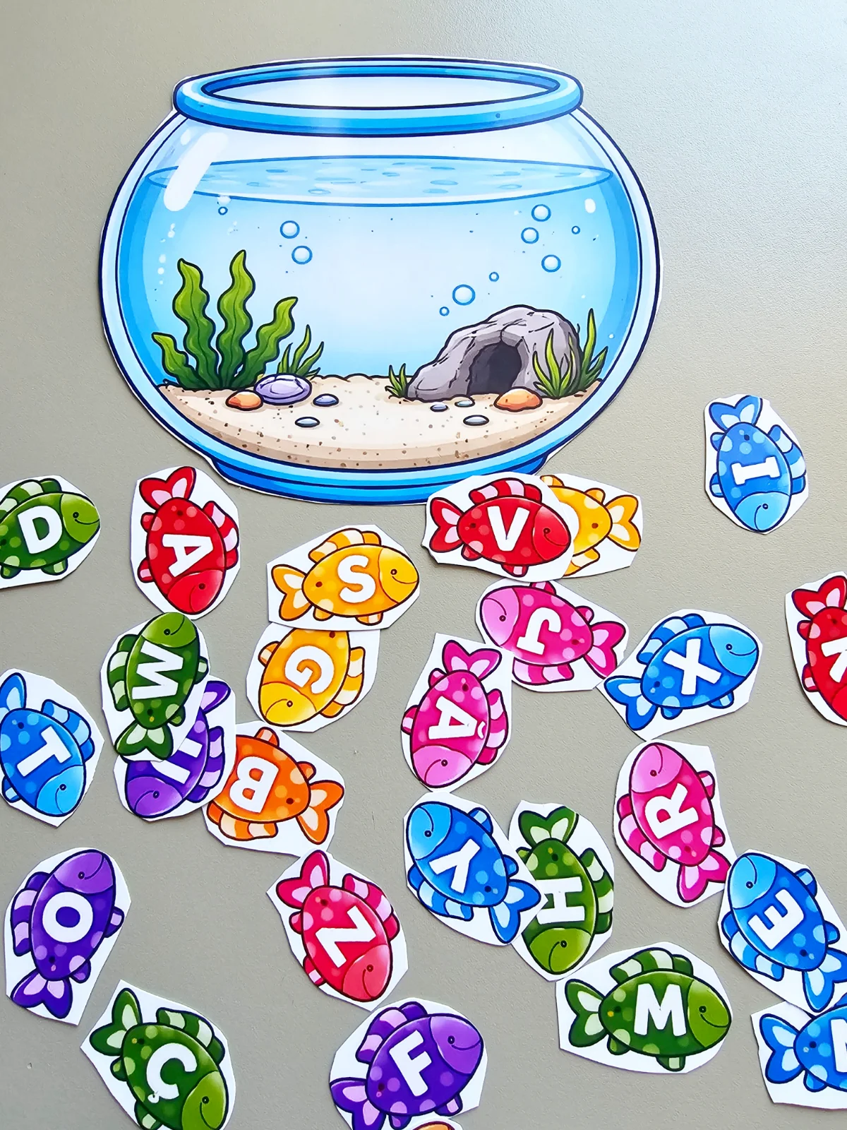 Atividade Aquário – Peixinhos do Nome — capa do material