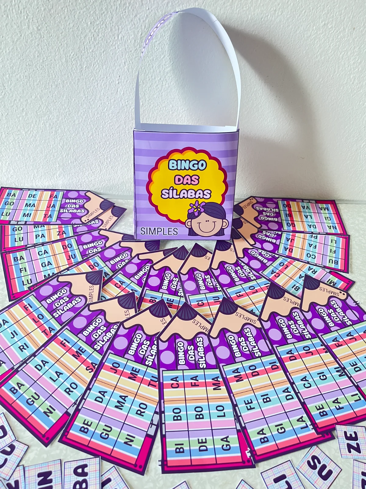 ATIVIDADE BINGO SÍLABAS SIMPLES - ALFABETIZAÇÃO — amostra 2: Descubra o poder das Atividades de Alfabetização e Língua…
