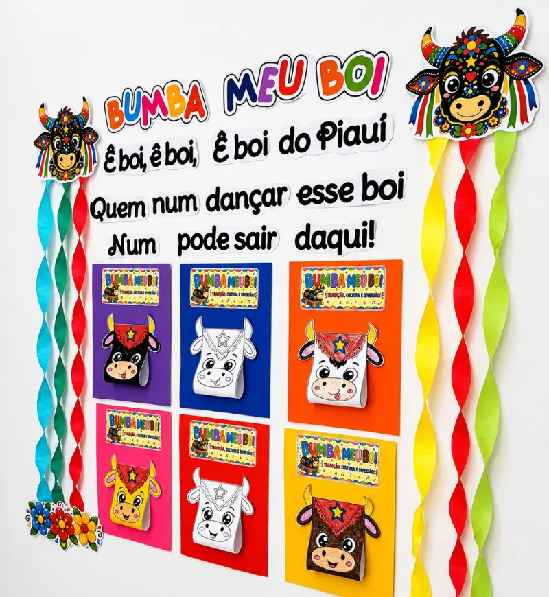 Atividade Bumba Meu Boi 3D em PDF para Imprimir — capa do material
