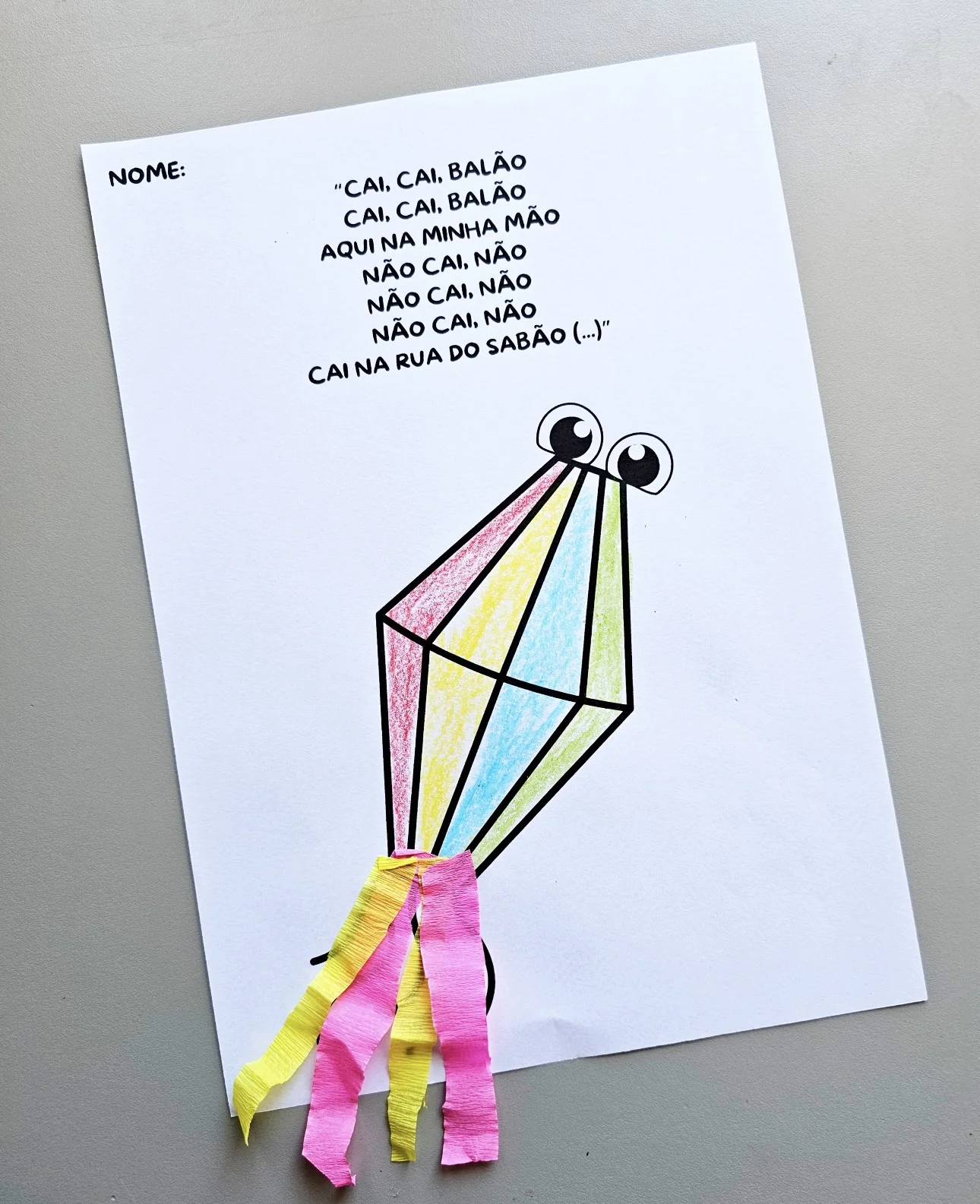 Atividade caí balão — amostra 1: 🎈 Atividade Junina – Cai, Cai, Balão