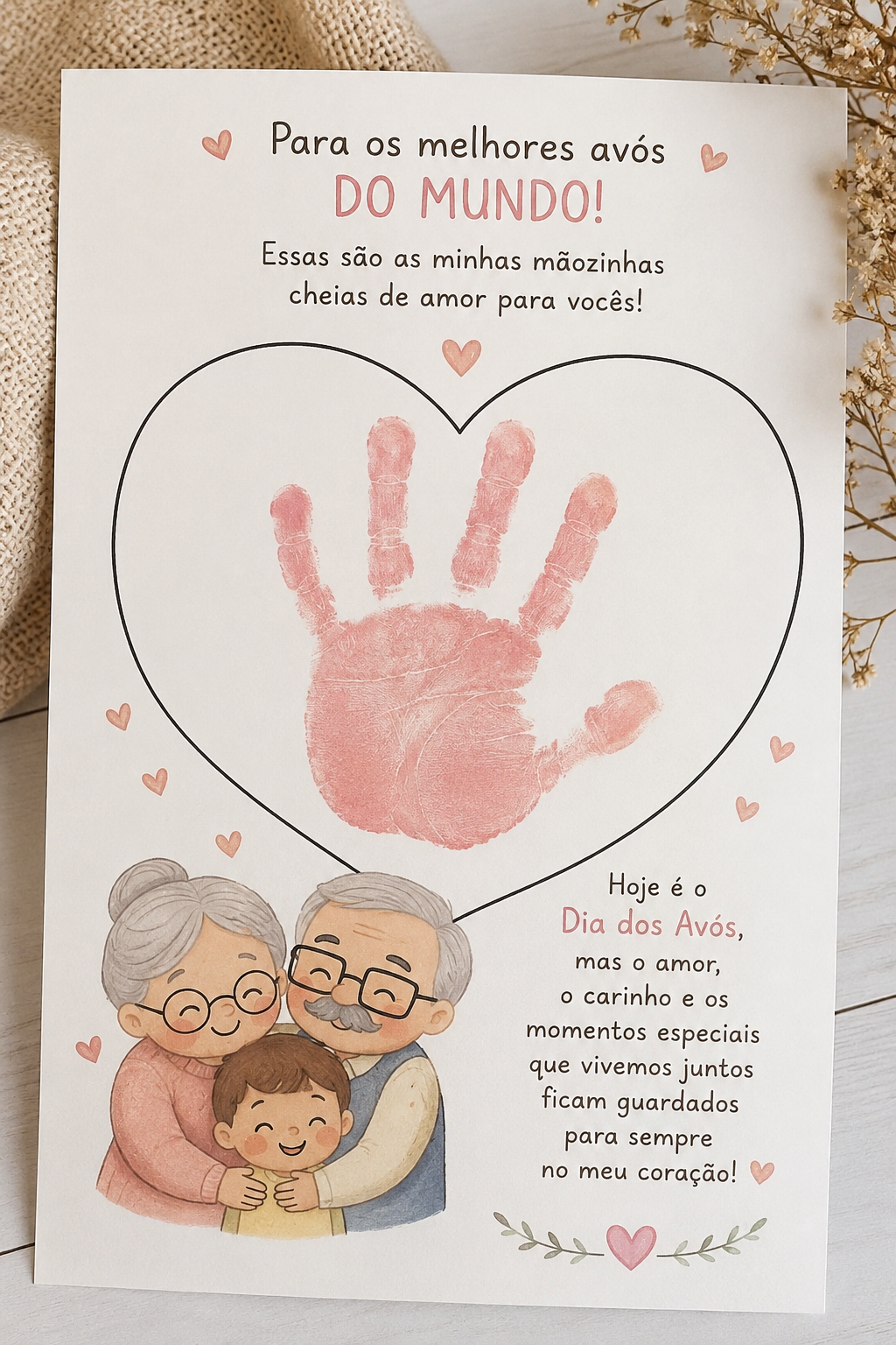 Atividade carimbo das mãozinhas - dia dos avós | Educação Infantil e Anos Iniciais — amostra 3: Para quem é indicado
