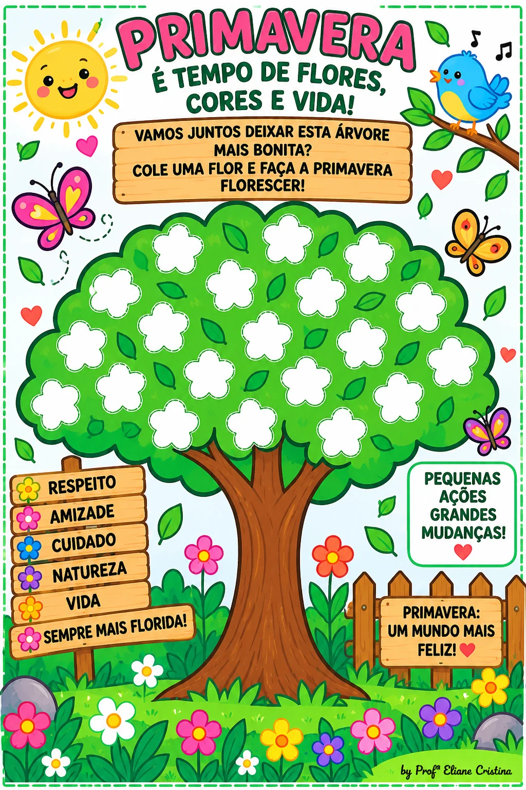 Atividade Coletiva Painel Primavera Pdf Educação Infantil — amostra 2: Material elaborado por by Profª Eliane Cristina. Atividade Coletiva Painel Primavera Pdf Educação Infantil — amostra 2: Material elaborado por by Profª Eliane Cristina.