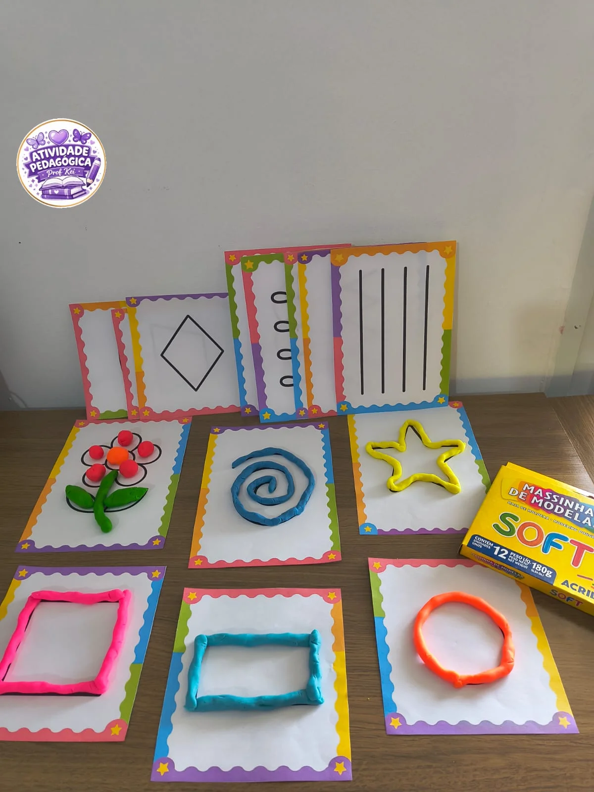 ATIVIDADE COM MASSINHA – CARD SORTIDOS — capa do material