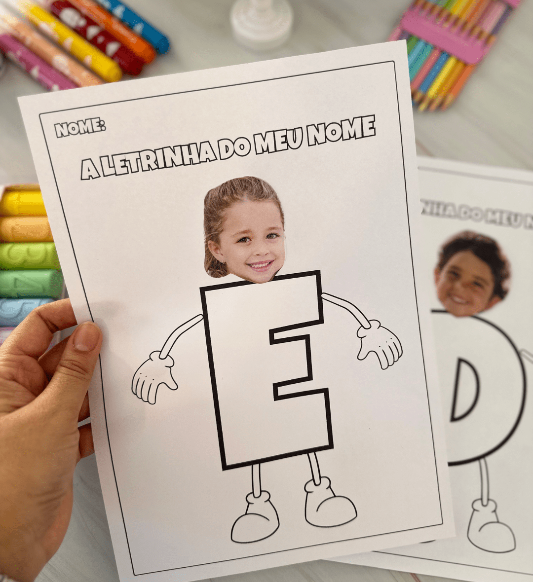 Atividade com nome próprio: A Letrinha do Meu Nome em PDF — amostra 1: Atividade com nome próprio para a Educação Infantil