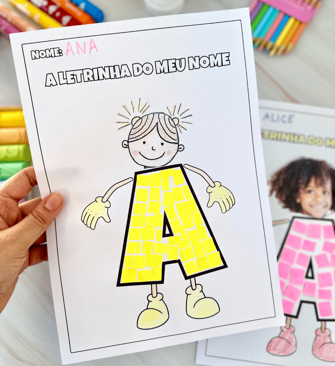 Atividade com nome próprio: A Letrinha do Meu Nome em PDF — amostra 5: Trabalhe o nome próprio na Educação Infantil com um…