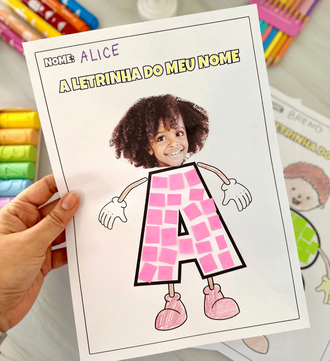 Atividade com nome próprio: A Letrinha do Meu Nome em PDF — amostra 6: Trabalhe o nome próprio na Educação Infantil com um…