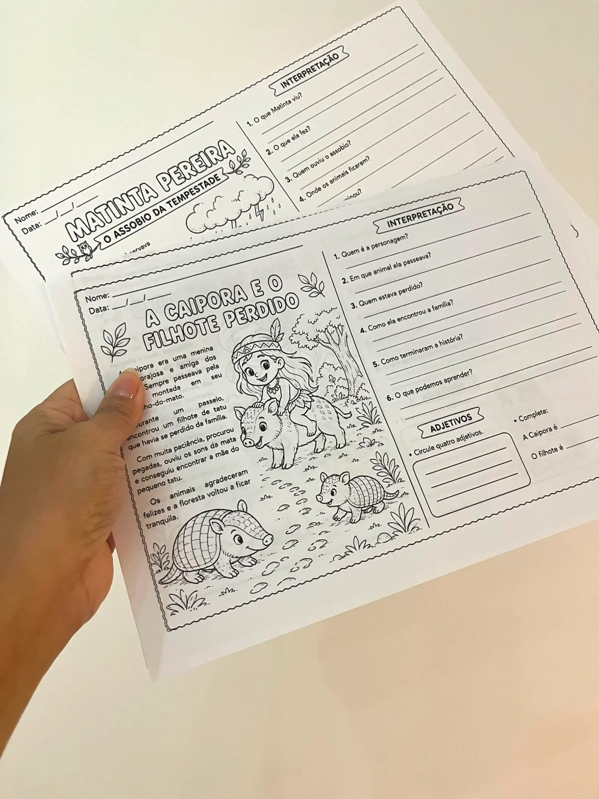 ATIVIDADE COM TEXTOS ADJETIVO FOLCLORE - ENSINO FUNDAMENTAL — amostra 4: Professora, que tal transformar suas aulas de…