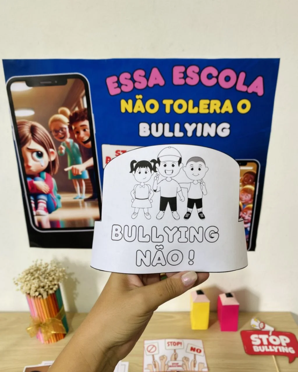 Atividade combate ao bullying educação infantil respeito e empatia na escola PDF para imprimir — amostra 3: O bullying é um…