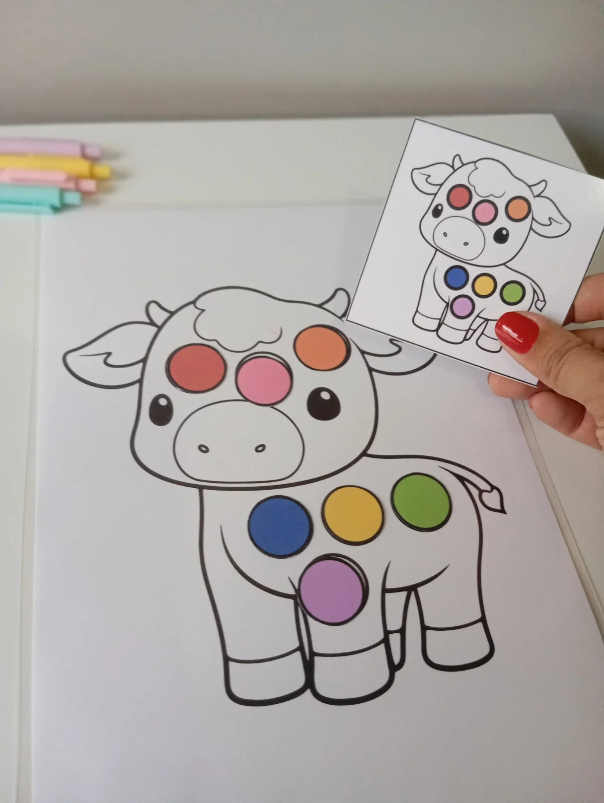 Atividade: complete a vaquinha – PDF para Imprimir — amostra 3: Perfeita para Educação Infantil e anos iniciais