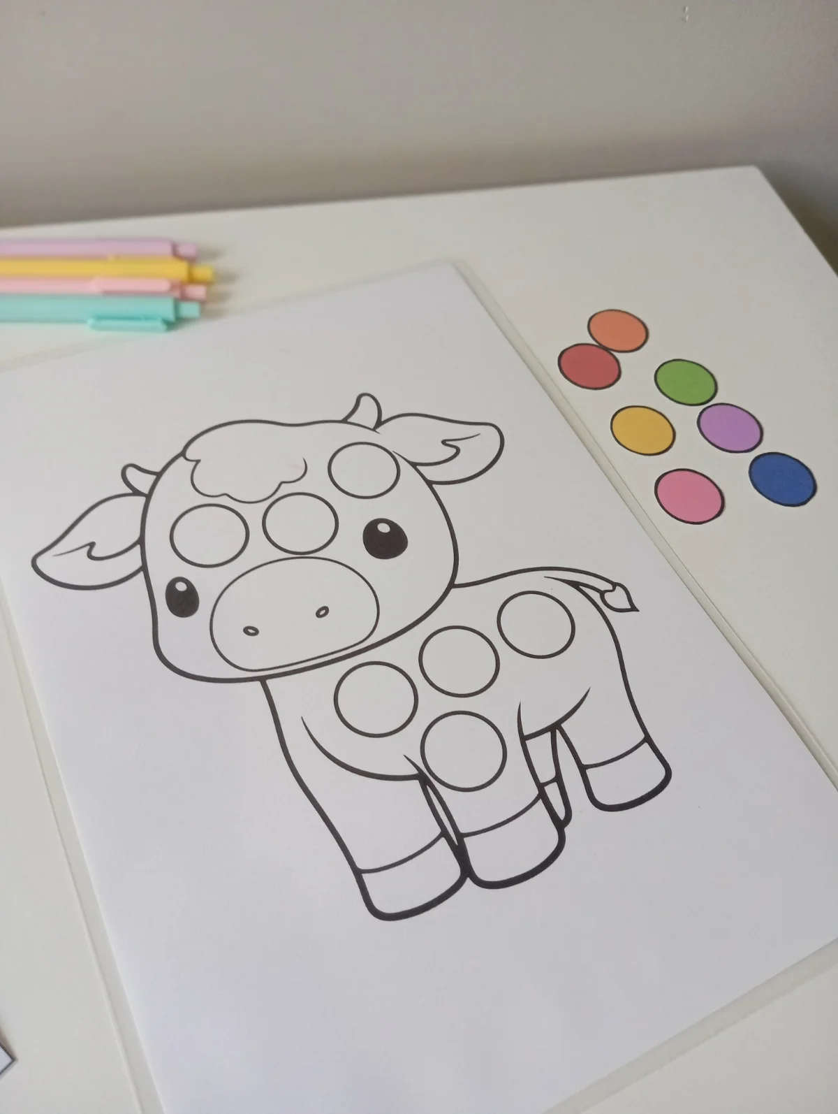 Atividade: complete a vaquinha – PDF para Imprimir — amostra 6: Perfeita para Educação Infantil e anos iniciais