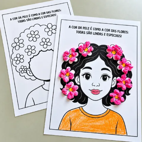 Atividade Consciência Negra: Flores no Cabelo para Colorir — amostra 1: A Atividade Consciência Negra – Flores no Cabelo… Atividade Consciência Negra: Flores no Cabelo para Colorir — amostra 1: A Atividade Consciência Negra – Flores no Cabelo…