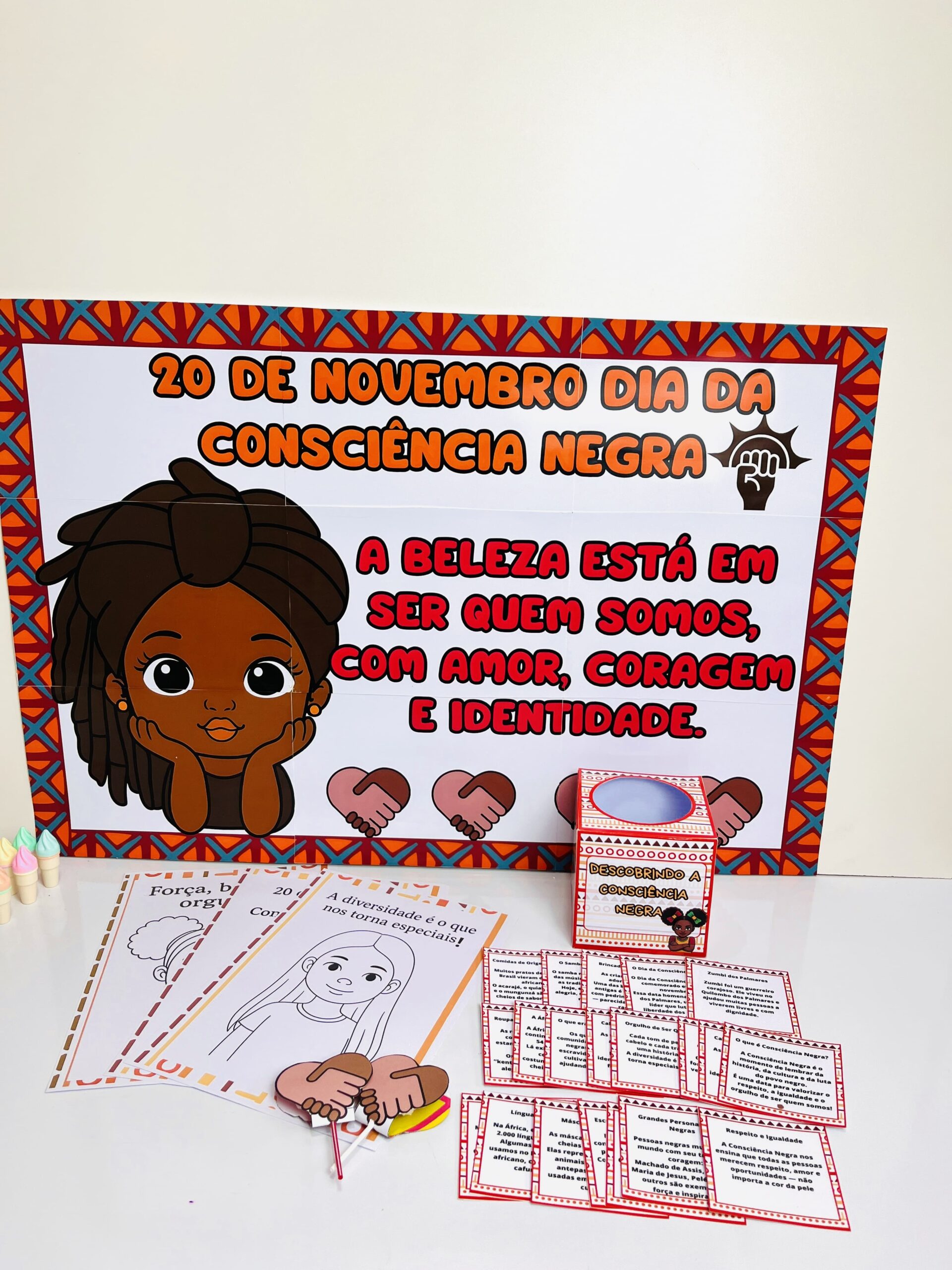 ATIVIDADE CONSCIÊNCIA NEGRA: Kit PEDAGÓGICO COMPLETO(PDF PARA IMPRIMIR) | Educação Infantil — Datas comemorativas para…