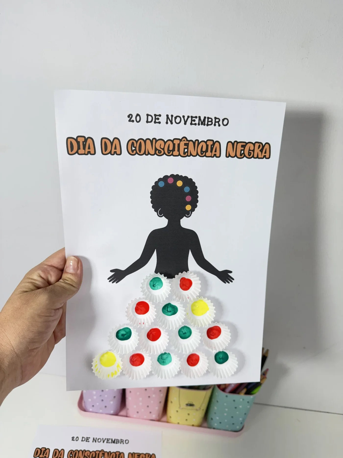 Atividade Consciência Negra saia enfeitada — Datas comemorativas para Todas as séries: Transforme sua aula ou evento em uma…