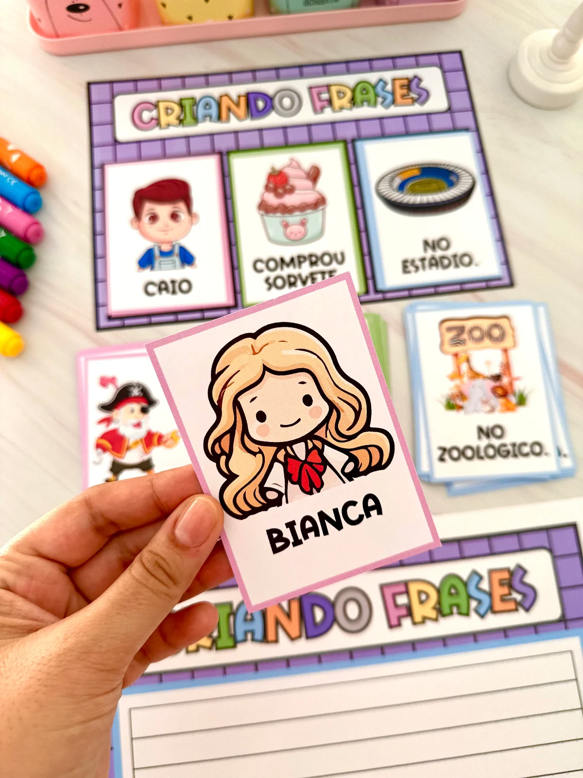 Atividade Criando Frases – PDF para Imprimir — amostra 2: Sobre o Atividade Criando Frases
