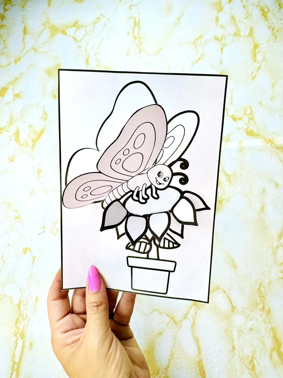Atividade da Florzinha - Primavera criativa — amostra 1: "🎨🦋 Essa atividade interativa é pura diversão