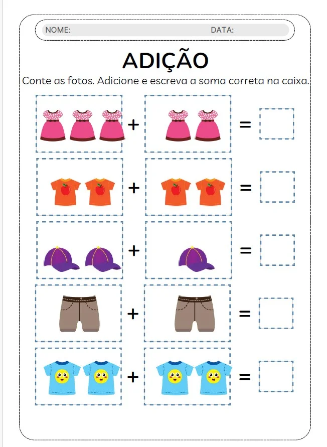 ATIVIDADE DE ADIÇÃO E SUBTRAÇÃO- ENSINO FUNDAMENTAL - COM 34 PAG — amostra 4: Esta apostila traz 34 páginas de atividades…