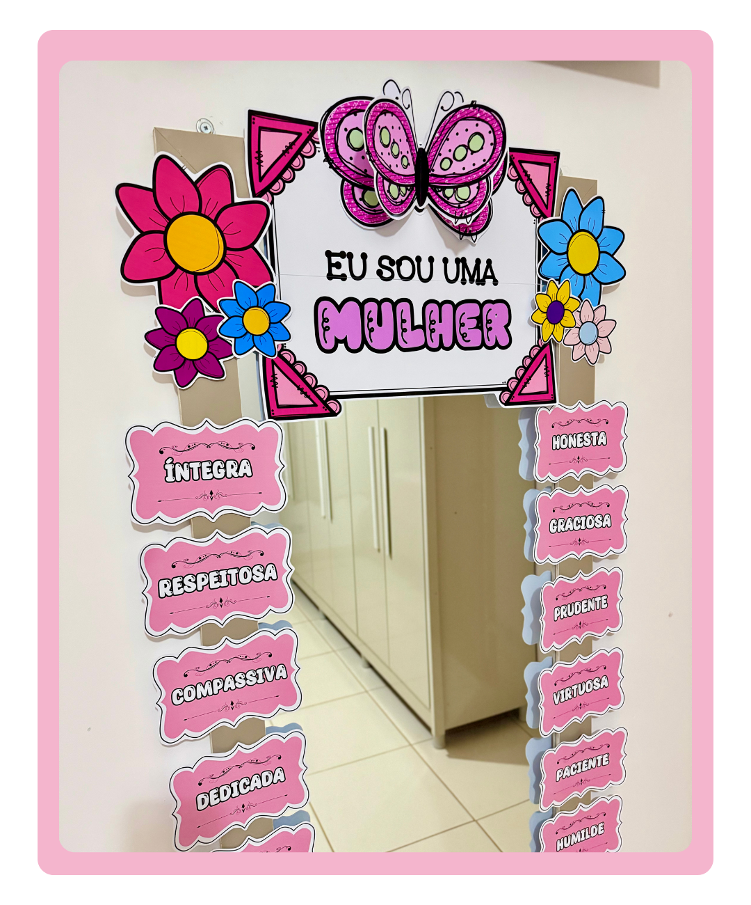 Atividade de afirmações para imprimir no Dia da Mulher — amostra 3: O que vem no PDF