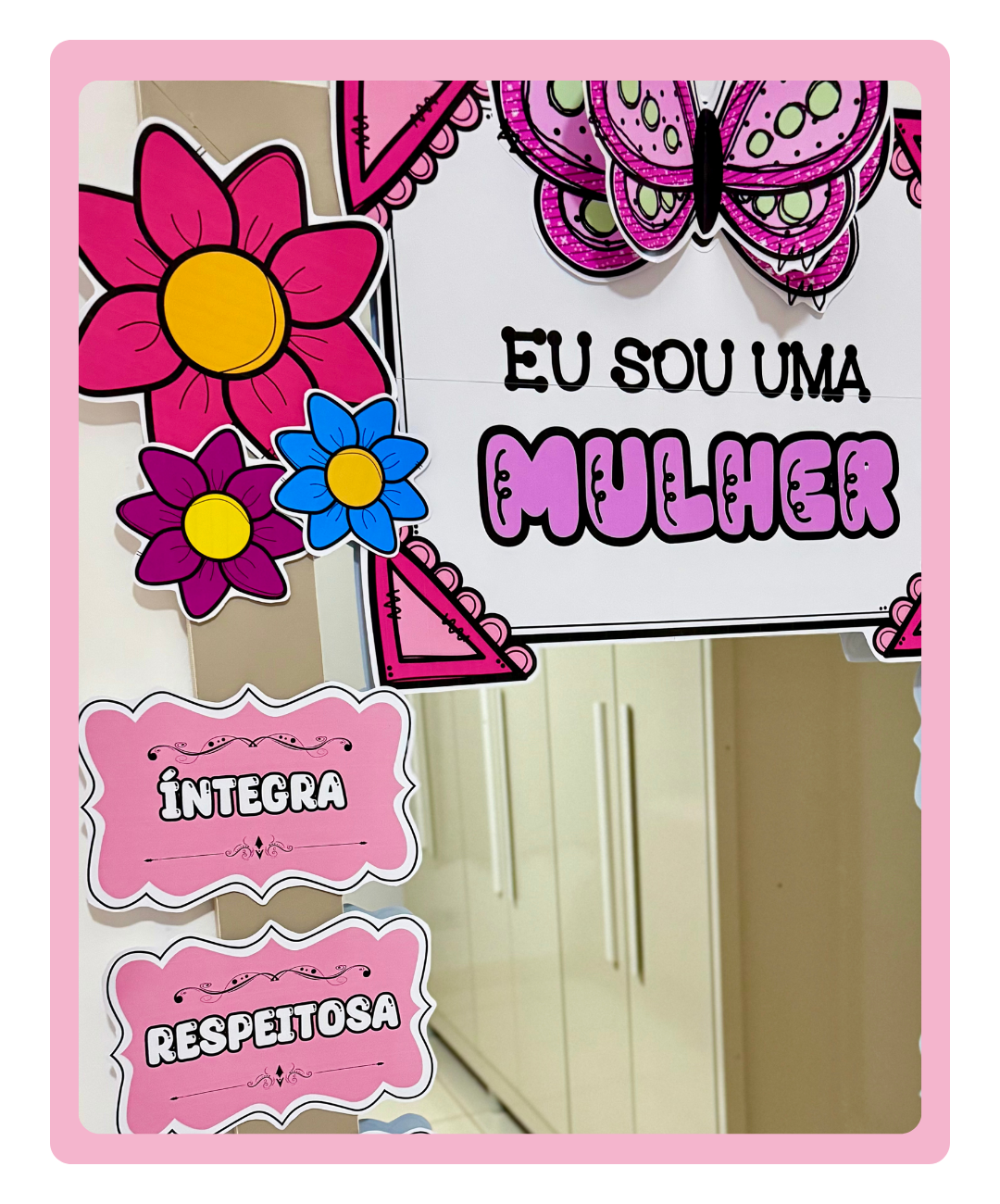 Atividade de afirmações para imprimir no Dia da Mulher — amostra 5: Leve o Espelho das Afirmações para a sala de aula: um…