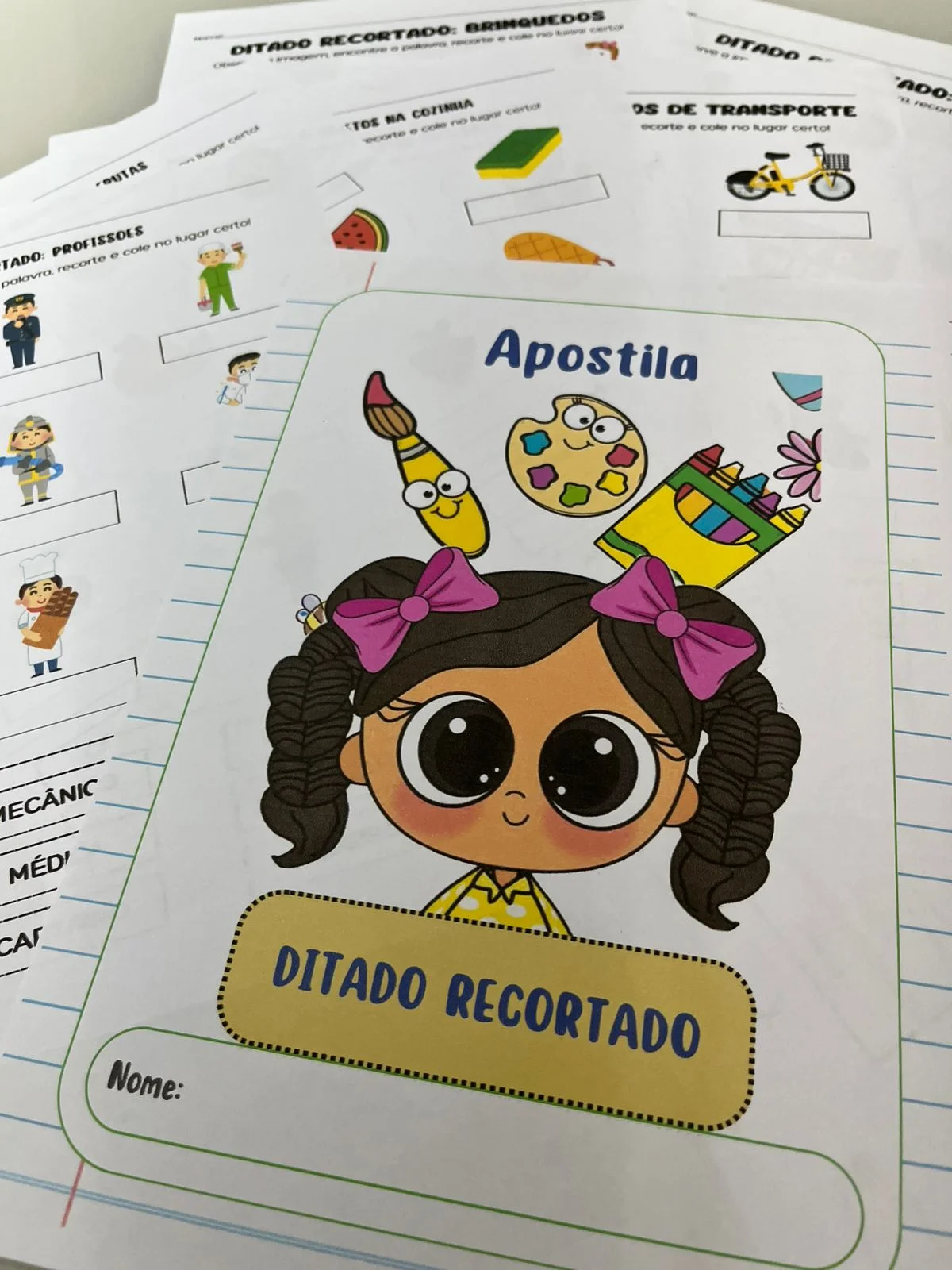 ATIVIDADE DE ALFABETIZAÇÃO DITADO RECORTADO — amostra 3: Essa apostila de Ditado Recortado + Auto Ditado resolve isso de… ATIVIDADE DE ALFABETIZAÇÃO DITADO RECORTADO — amostra 3: Essa apostila de Ditado Recortado + Auto Ditado resolve isso de…