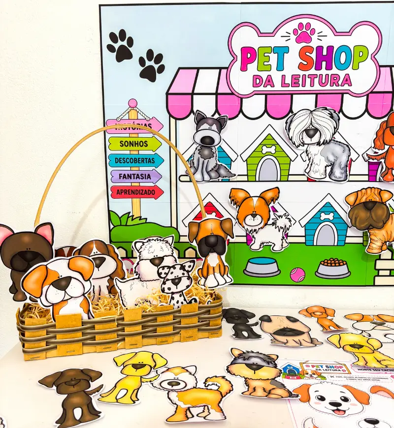 Atividade de alfabetização: Pet Shop da Leitura em PDF — amostra 4: Para quem é indicado