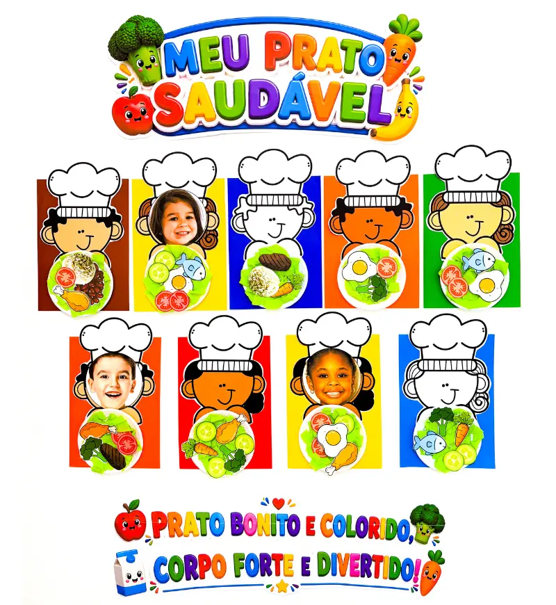 Atividade de Alimentação Saudável: Meu Prato Saudável em PDF — capa do material