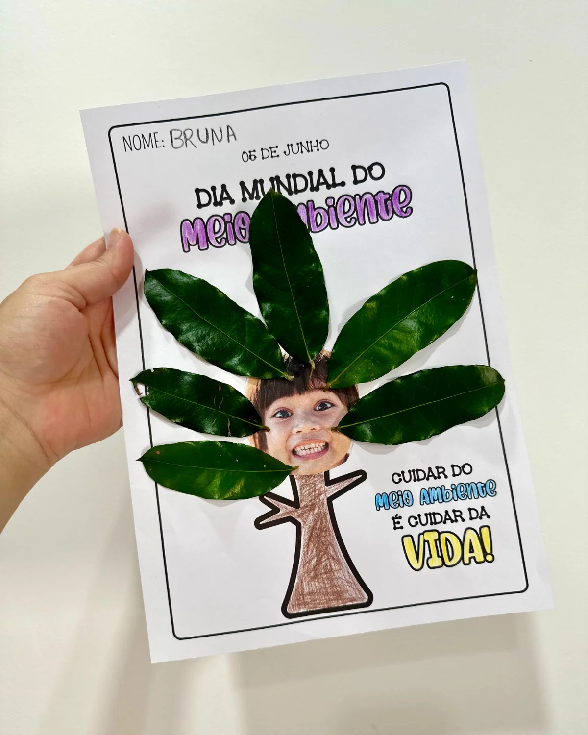 Atividade de artes com elementos da natureza — amostra 5: Celebrar o Dia Mundial do Meio Ambiente na Educação Infantil fica…