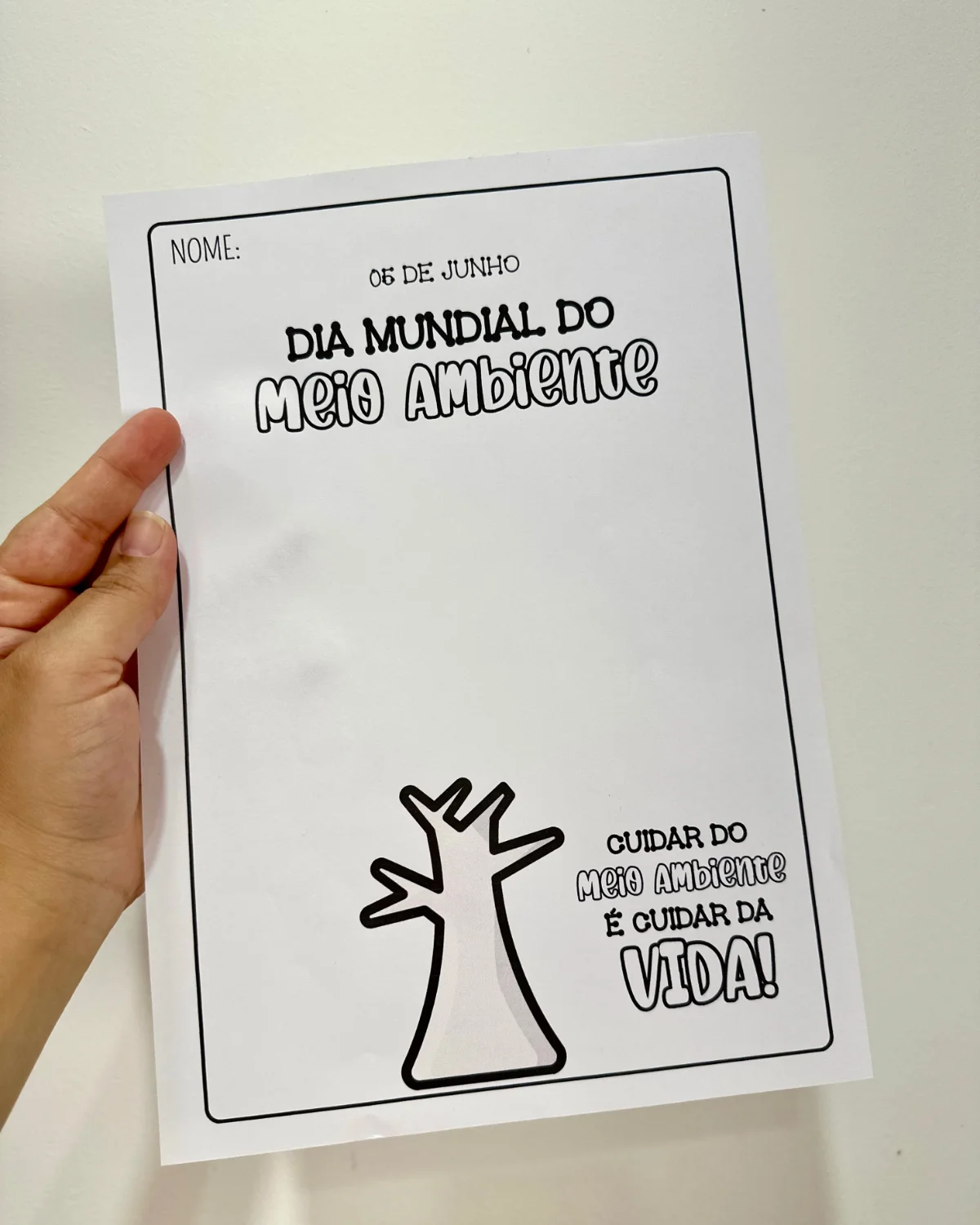 Atividade de artes com elementos da natureza — amostra 6: Celebrar o Dia Mundial do Meio Ambiente na Educação Infantil fica…