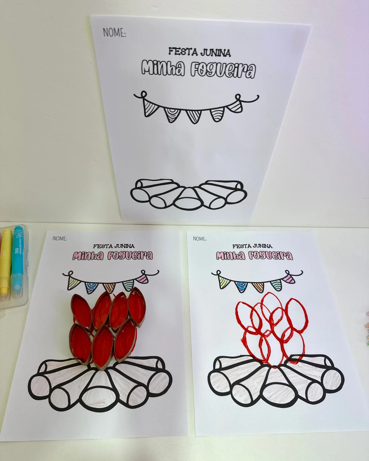Atividade de Artes – Fogueira Festa Junina — amostra 2: Uma proposta lúdica e criativa para trabalhar o tema Festa Junina… Atividade de Artes – Fogueira Festa Junina — amostra 2: Uma proposta lúdica e criativa para trabalhar o tema Festa Junina…