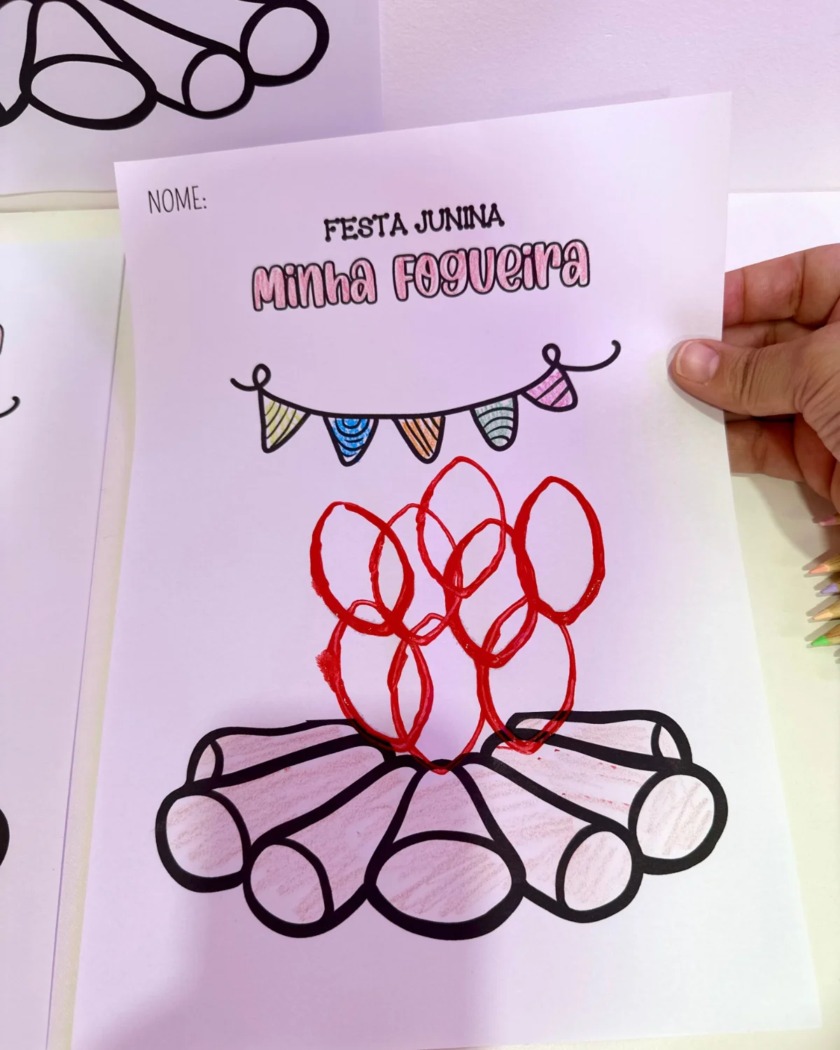 Atividade de Artes – Fogueira Festa Junina — amostra 4: Uma proposta lúdica e criativa para trabalhar o tema Festa Junina… Atividade de Artes – Fogueira Festa Junina — amostra 4: Uma proposta lúdica e criativa para trabalhar o tema Festa Junina…