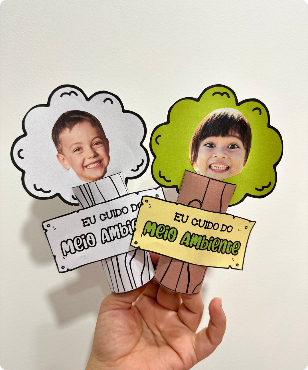 Atividade de árvore 3D para imprimir – Educação Infantil — amostra 6: Leve o tema meio ambiente à Educação Infantil com uma…