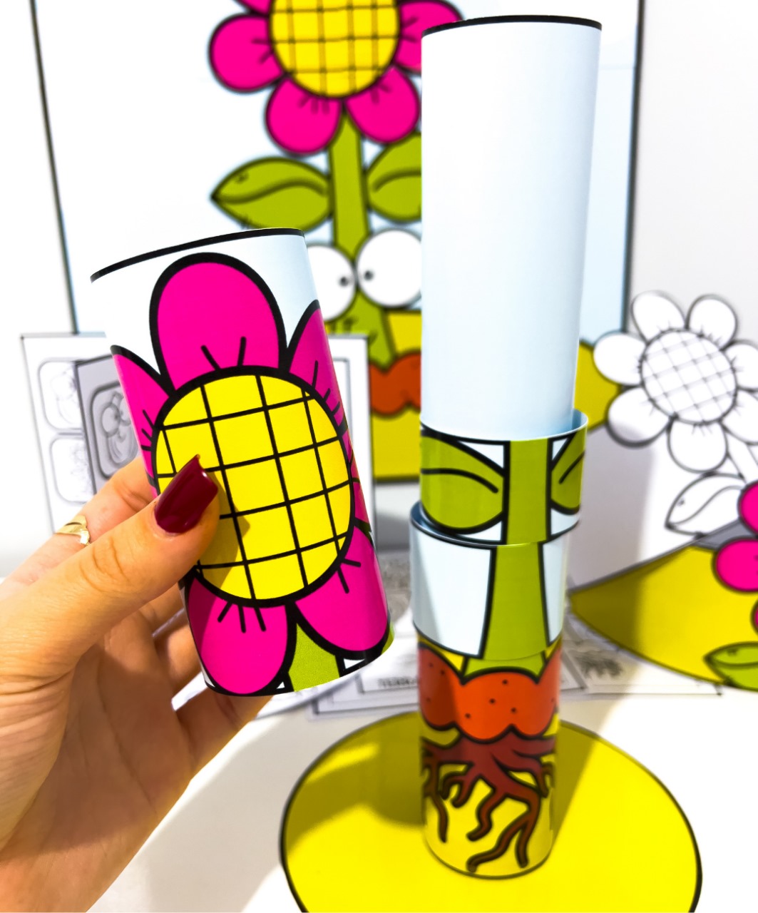 Atividade de ciclo vegetal para imprimir — amostra 5: Leve o desenvolvimento das plantas para a conversa em sala com um PDF…