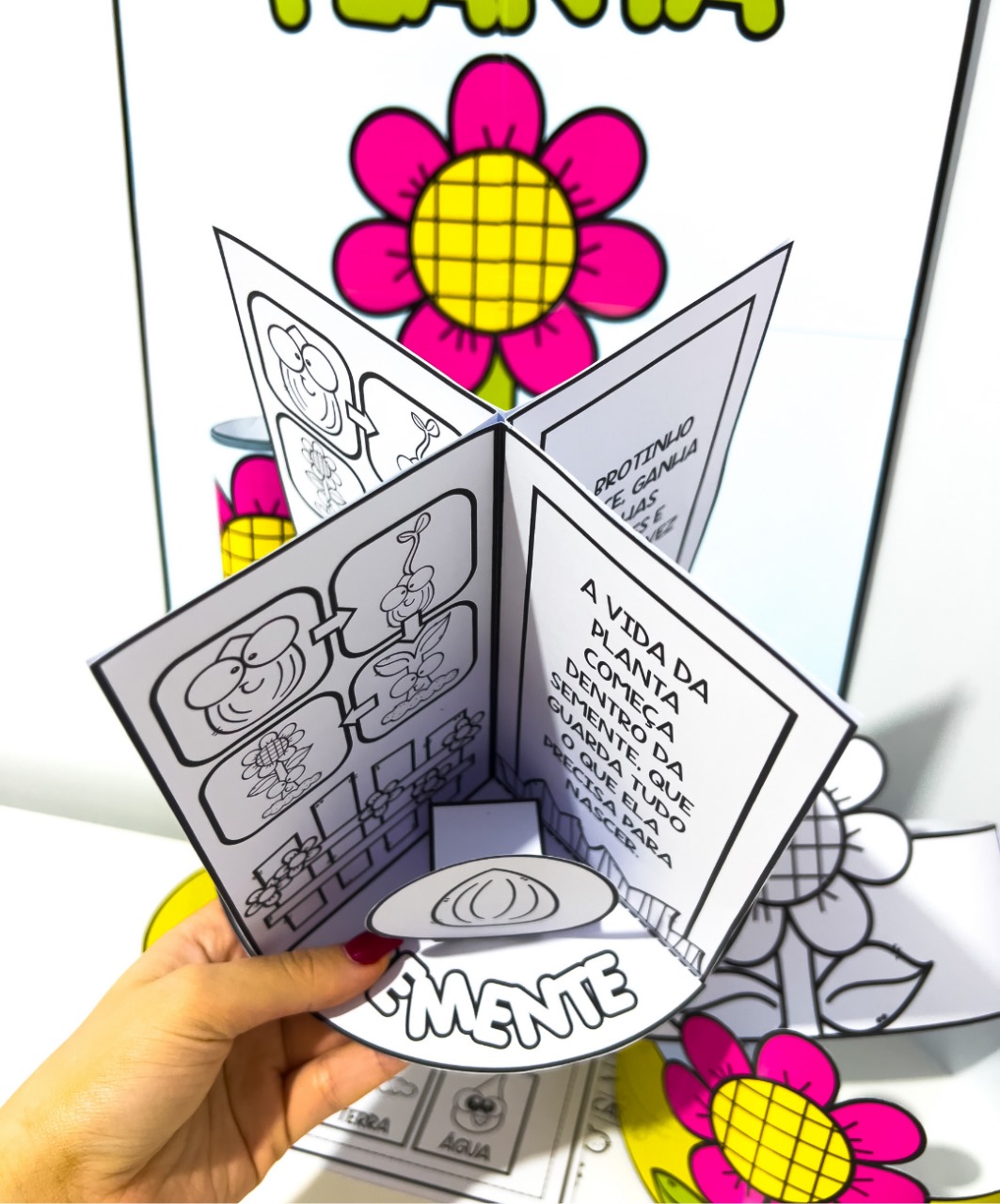 Atividade de ciclo vegetal para imprimir — amostra 6: Leve o desenvolvimento das plantas para a conversa em sala com um PDF…