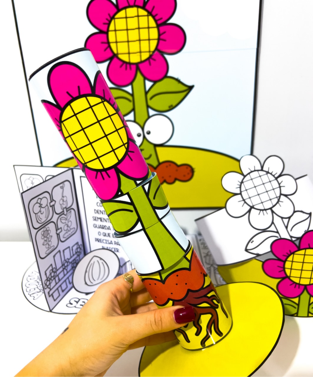 Atividade de ciclo vegetal para imprimir — amostra 7: Leve o desenvolvimento das plantas para a conversa em sala com um PDF…
