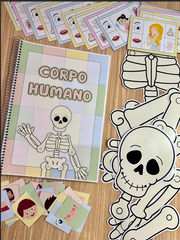 ATIVIDADE DE CIÊNCIAS : CORPO HUMANO - ENSINO FUNDAMENTAL — Alfabetização para Educação Infantil: O Kit inclui jogo da…