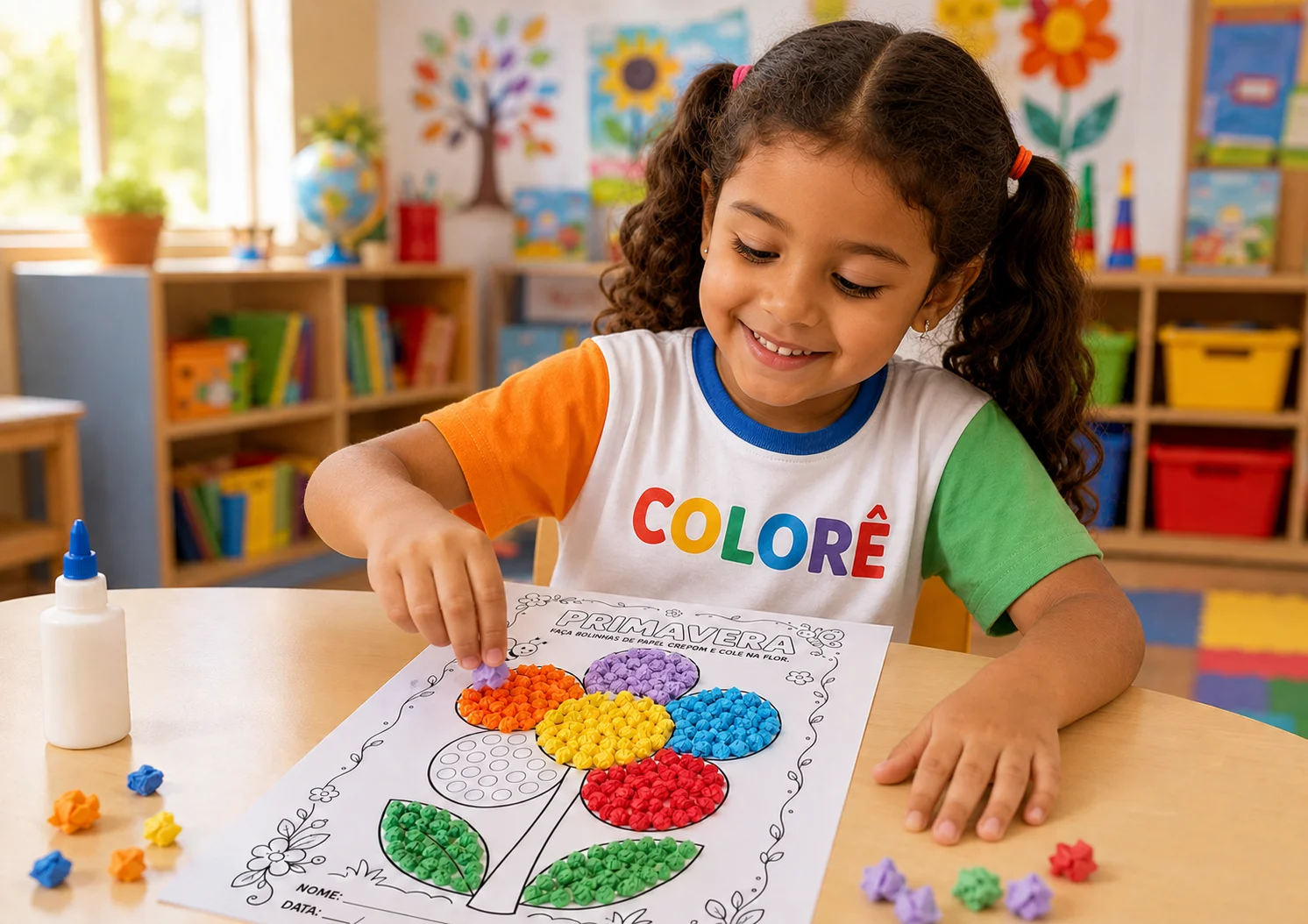 🌸 ATIVIDADE DE COLAGEM – PRIMAVERA 🌸 APRENDIZAGEM ALEGRE E DIVERTIDA — capa do material