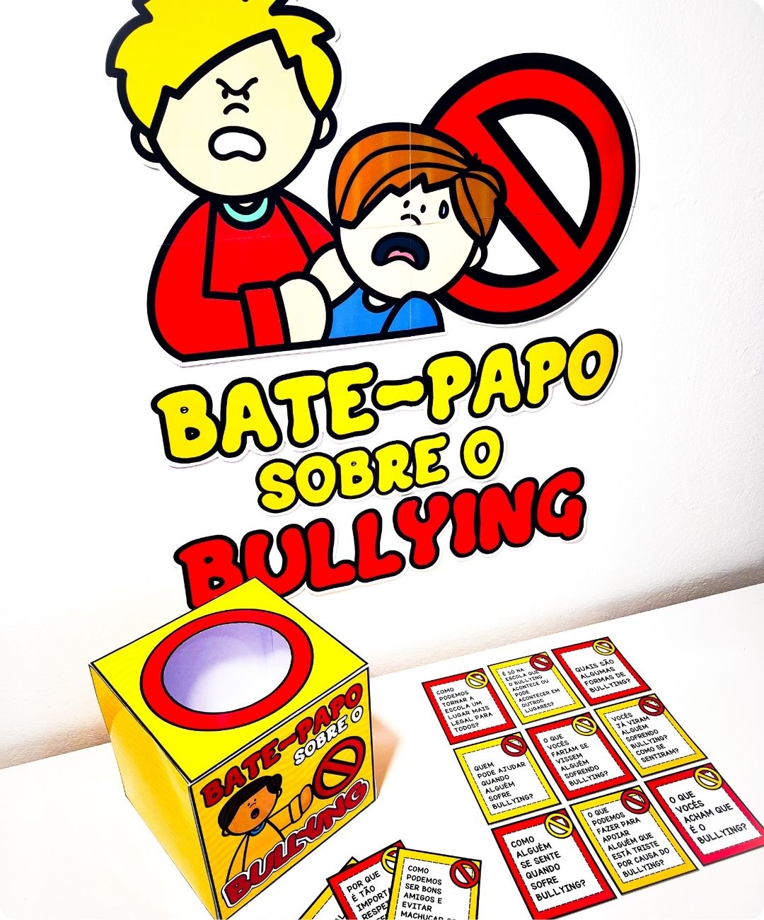 Atividade de combate ao bullying para imprimir — amostra 2: Como aplicar com a turma