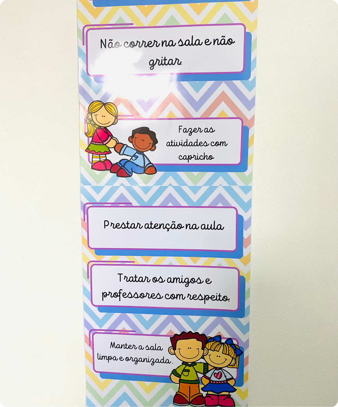 Atividade de combinados para imprimir — amostra 1: Uma proposta visual para conversar sobre convivência