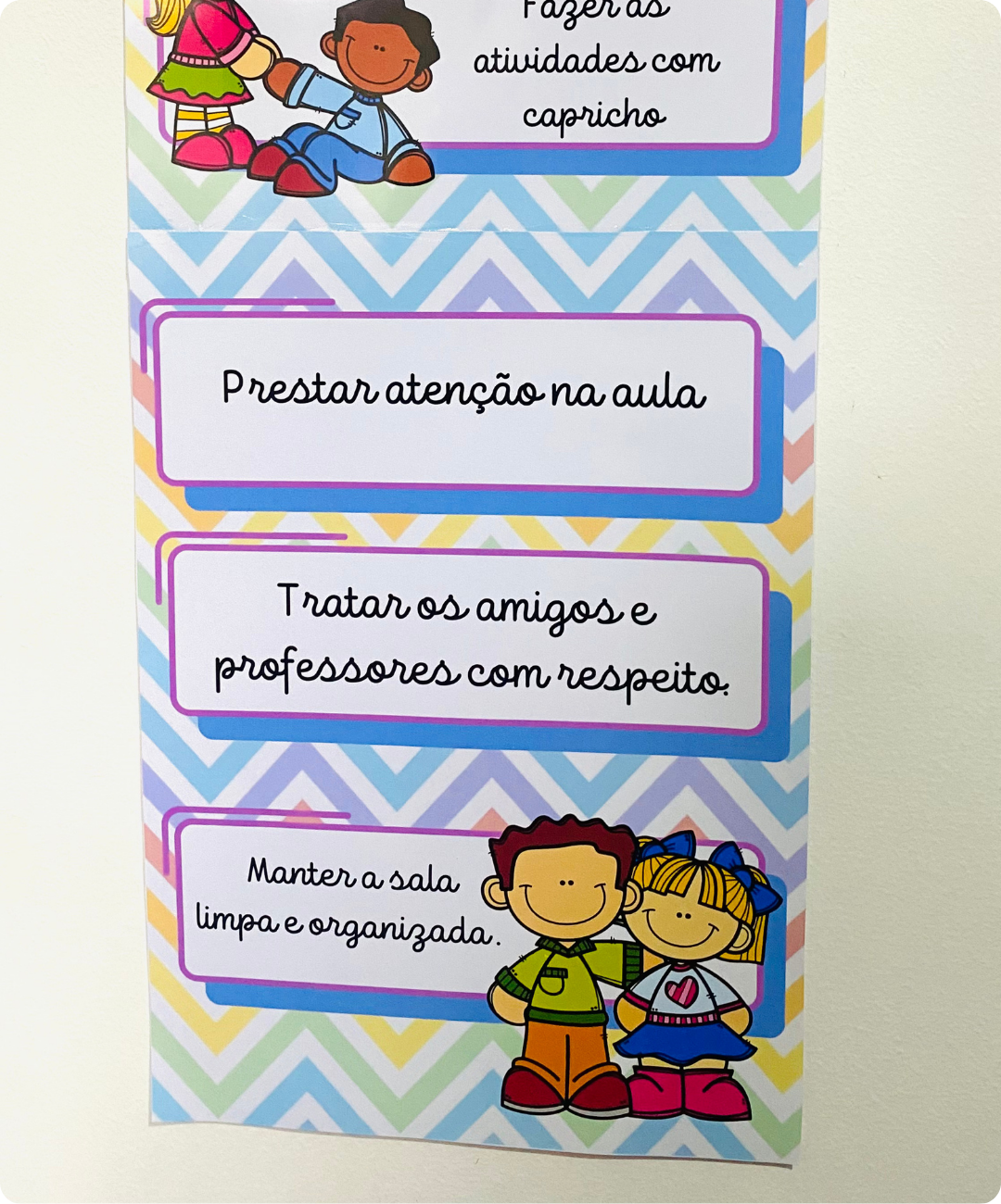 Atividade de combinados para imprimir — amostra 2: Como aplicar com os alunos
