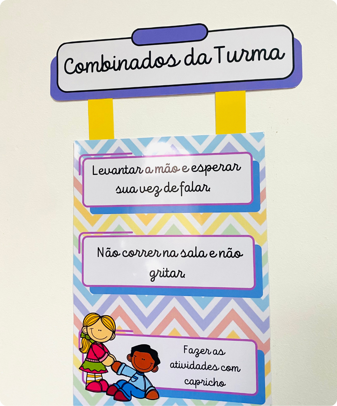 Atividade de combinados para imprimir — amostra 5: Leve os acordos de convivência para a conversa com os alunos usando um…