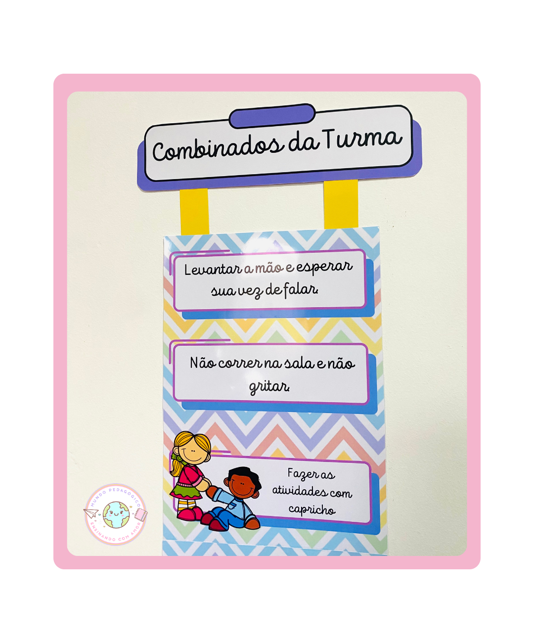 Atividade de combinados para imprimir — capa do material